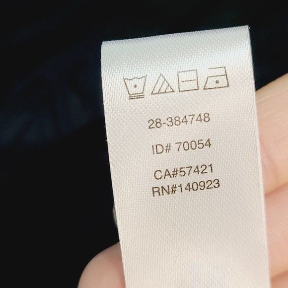 LOFT Shirt Black Long Sleeve Ruffle Trim Womens Extra Small - Picture 5 of 7